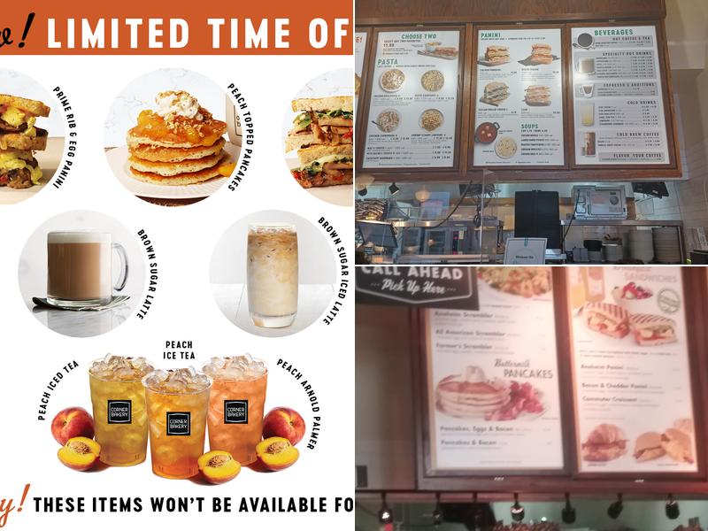 Corner Bakery Cafe Menu