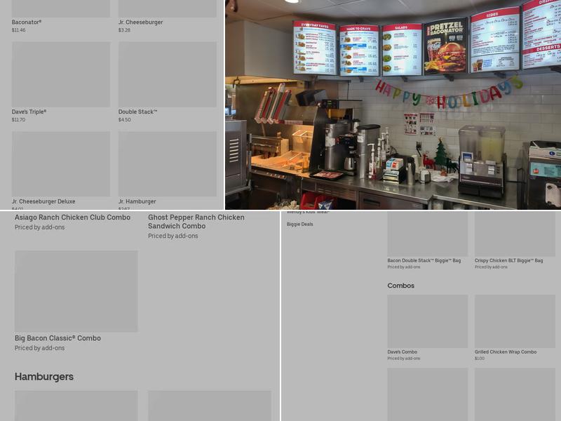 Wendy's Menu