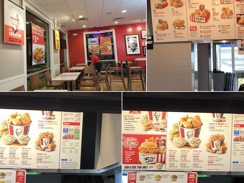 KFC Menu
