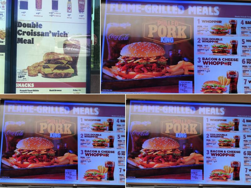 Burger King Menu