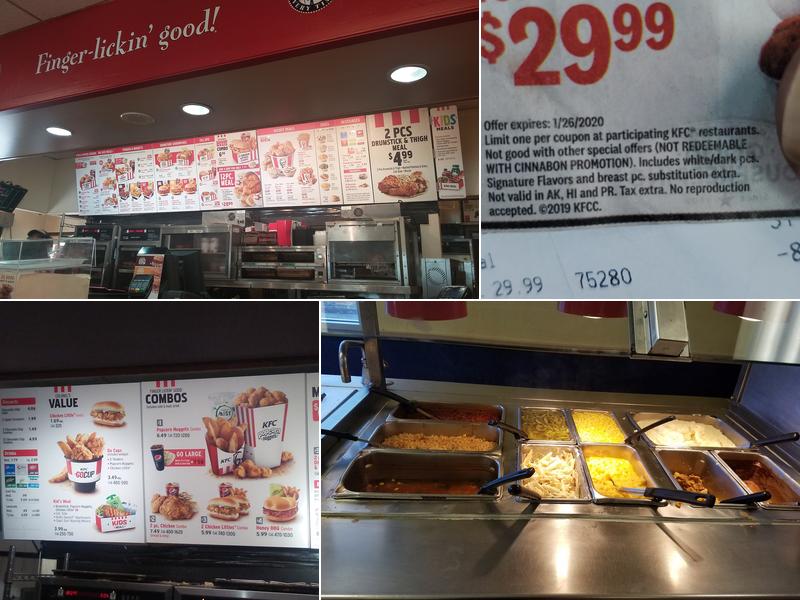 KFC Menu