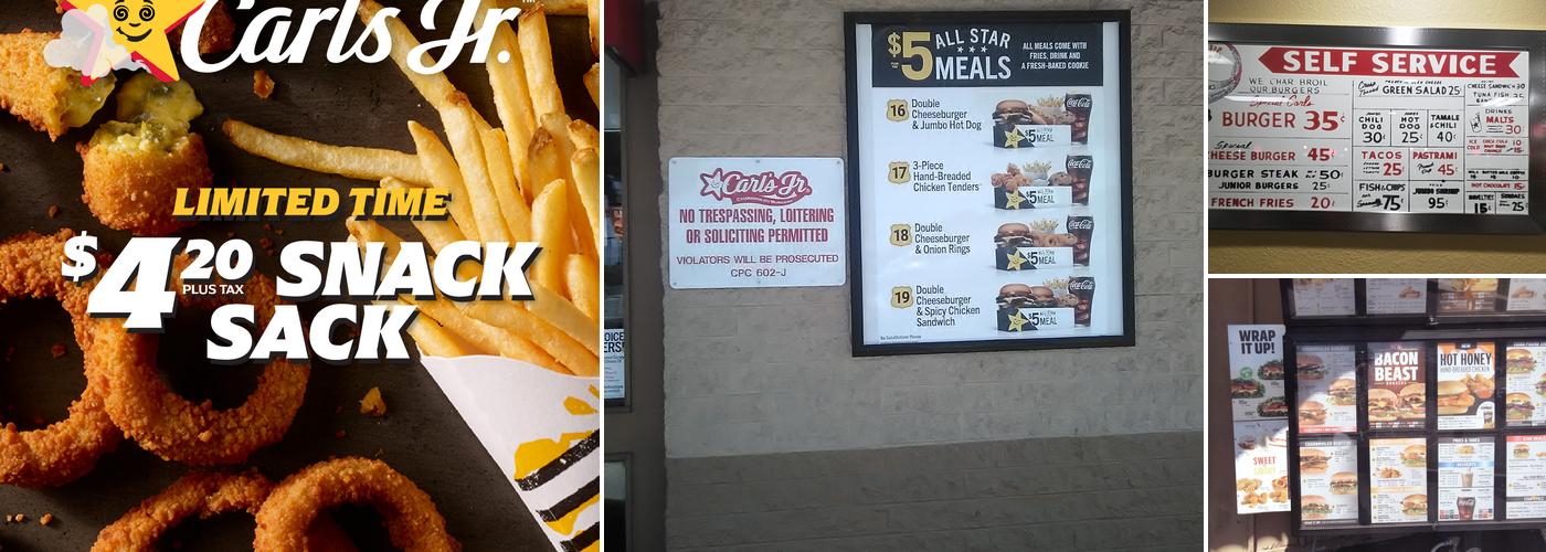 Carl's Jr. Menu
