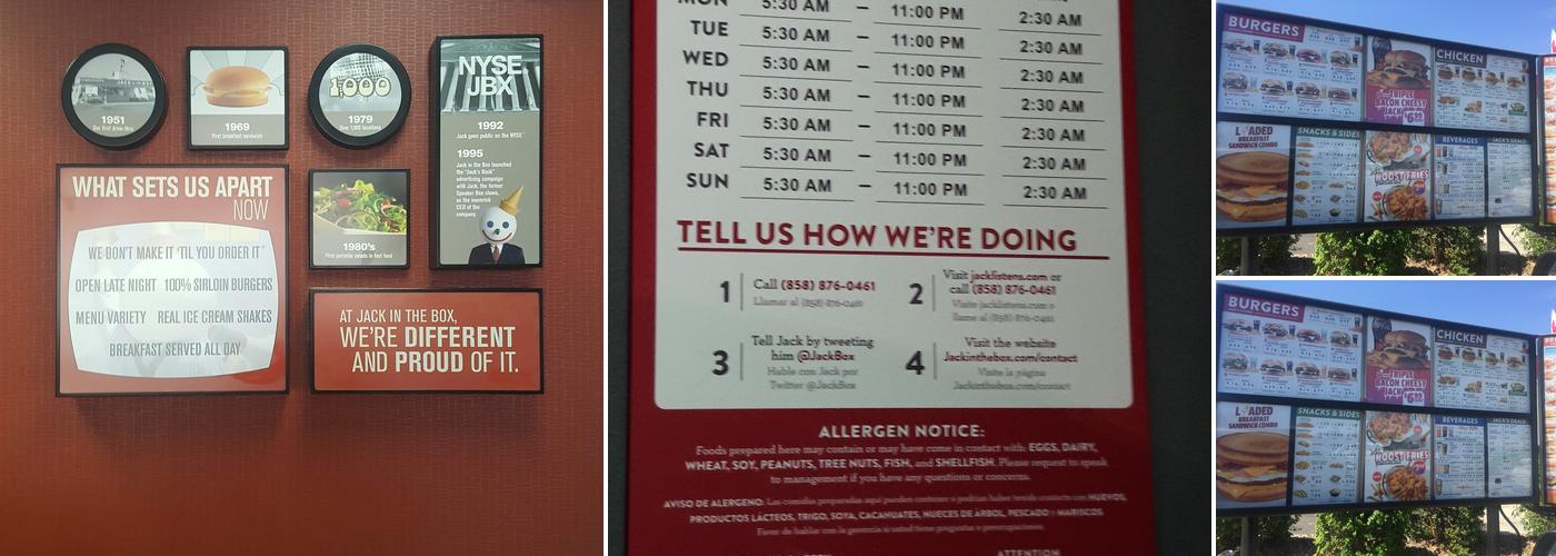 Jack In The Box Menu