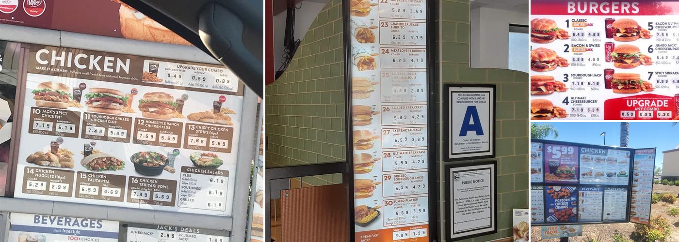 Jack In The Box Menu