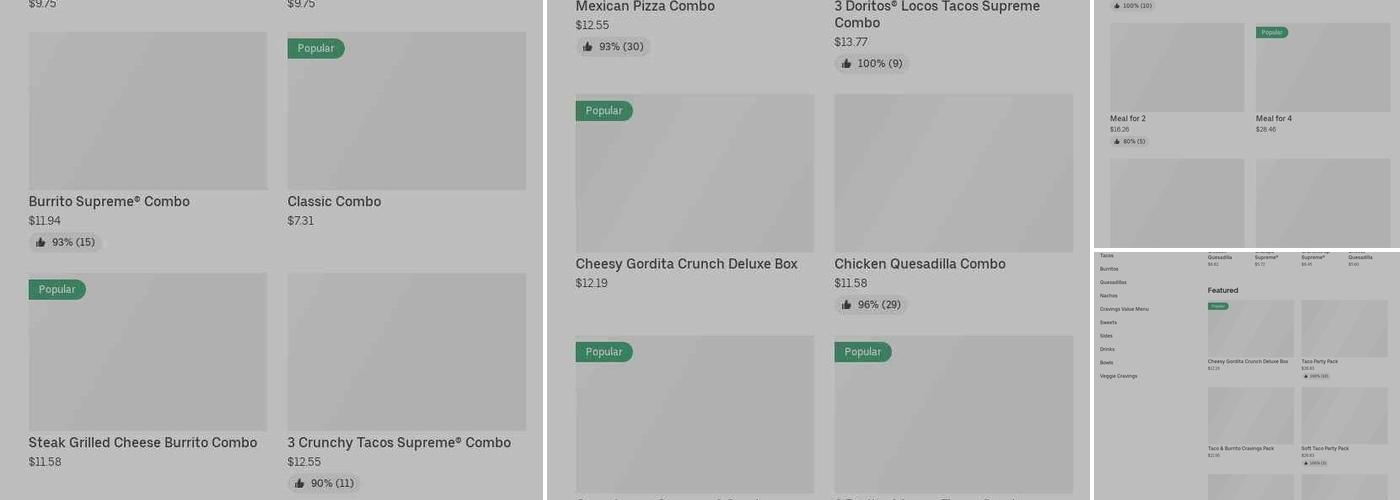 Taco Bell Menu