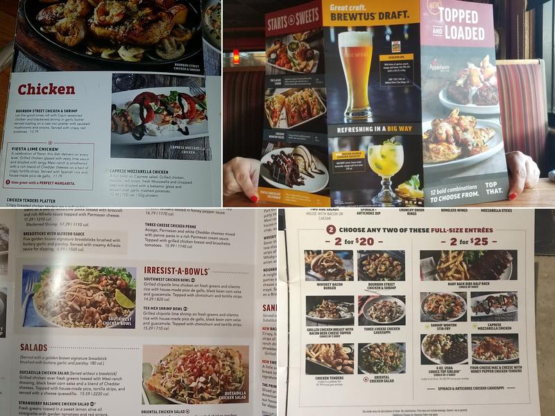 Applebee's Grill + Bar Menu