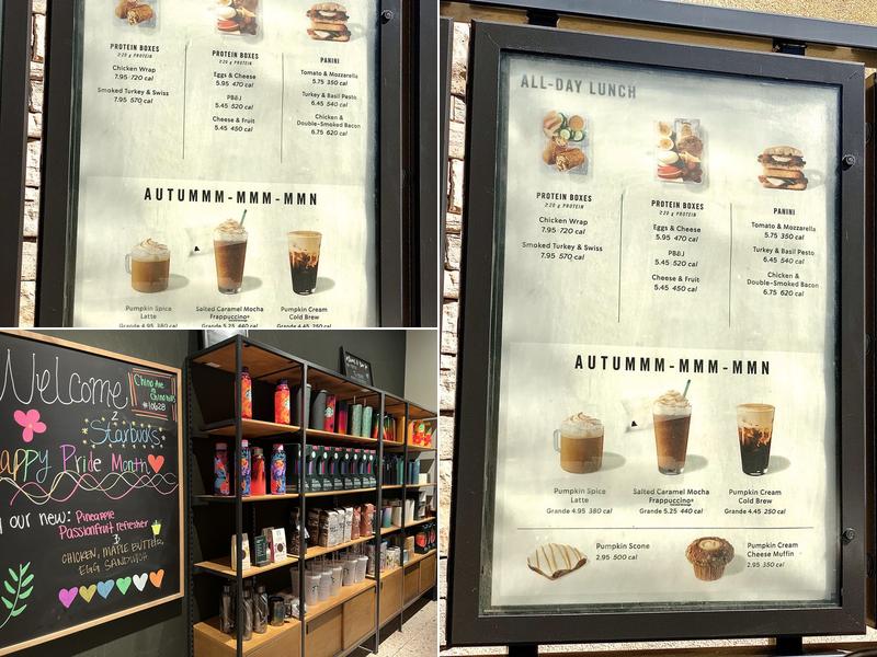 Starbucks Menu
