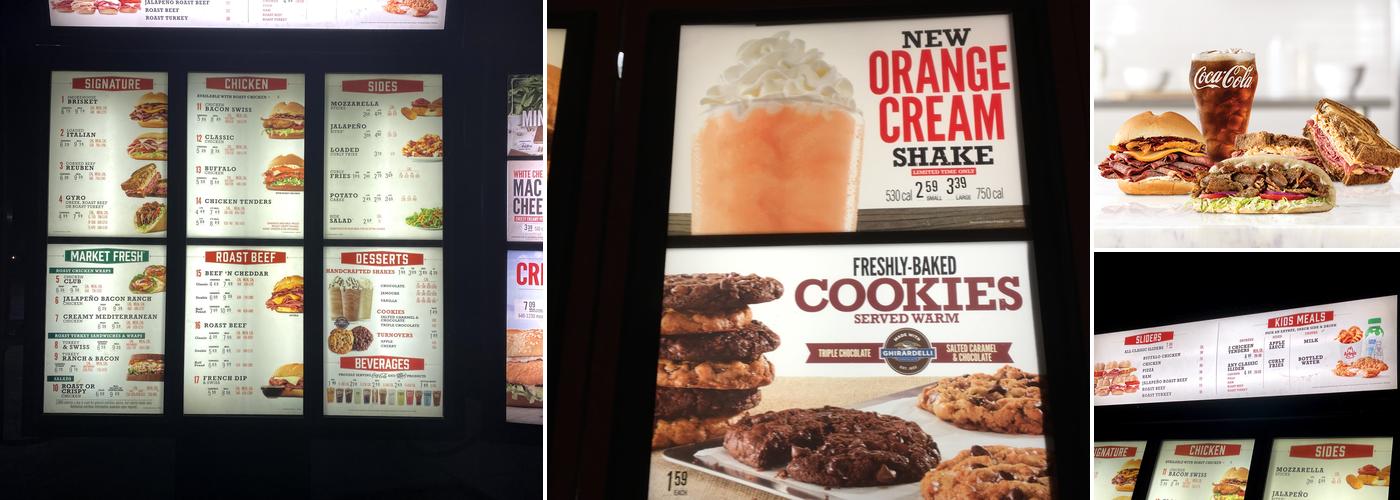 Arby's Menu