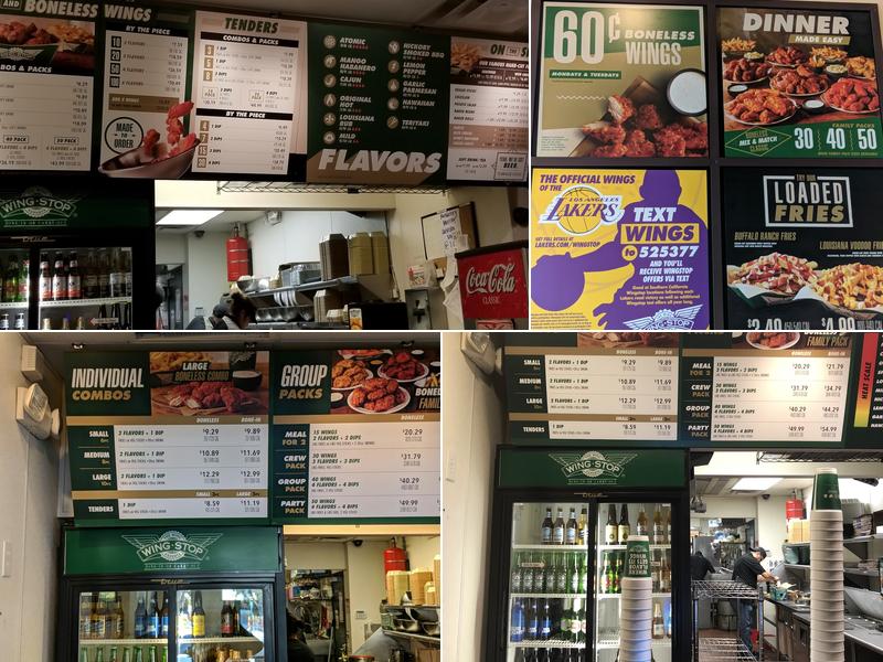 Wingstop Menu