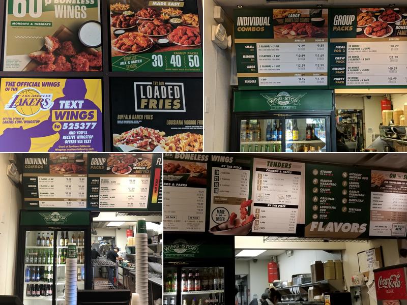 Wingstop Menu
