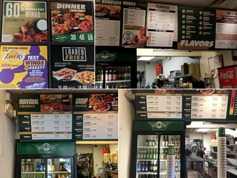 Wingstop Menu