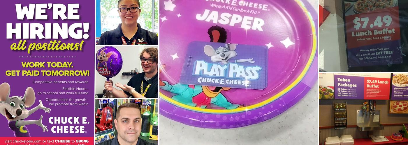 Chuck E. Cheese Menu