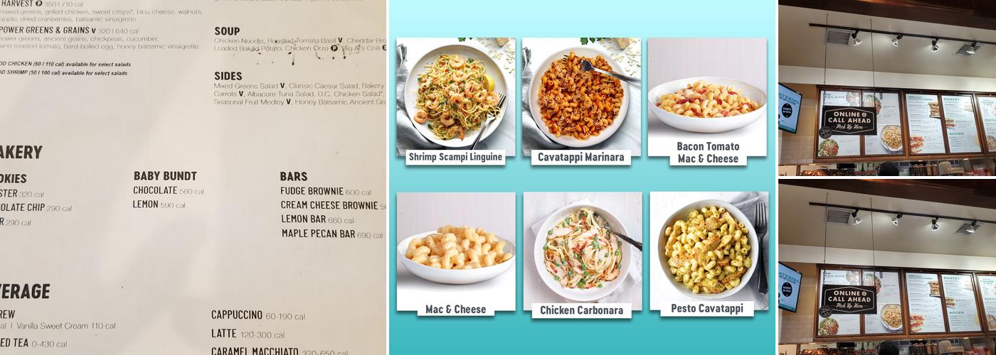 Corner Bakery Menu