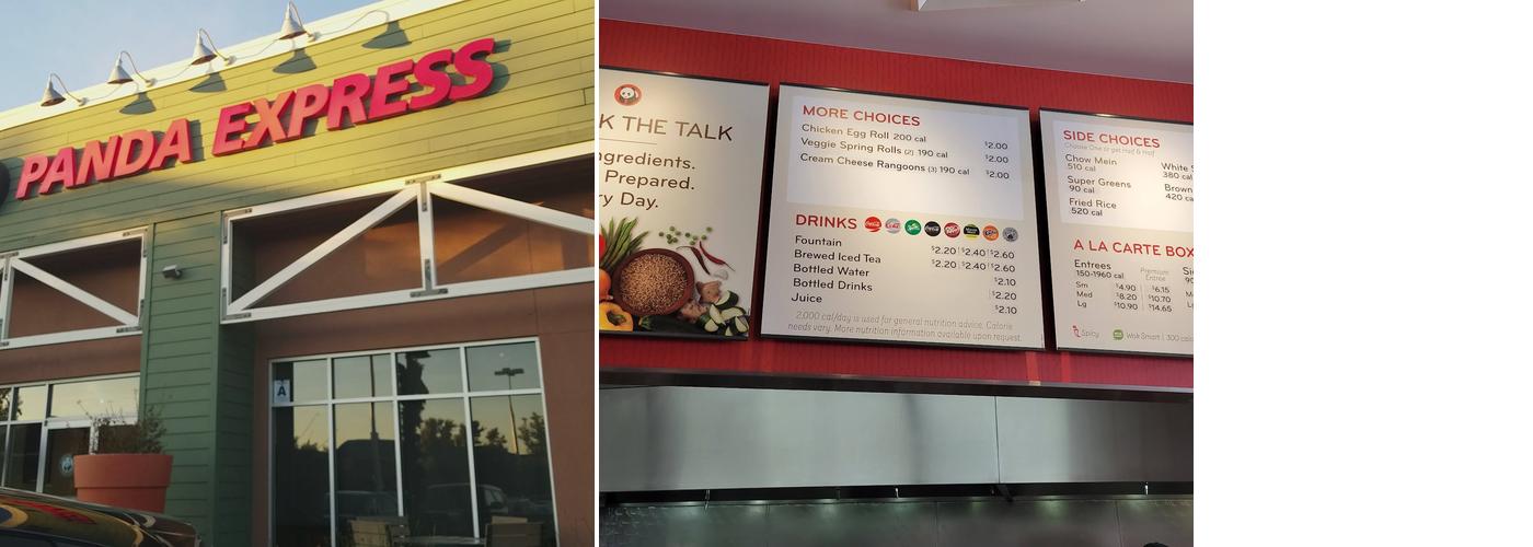 Panda Express Menu