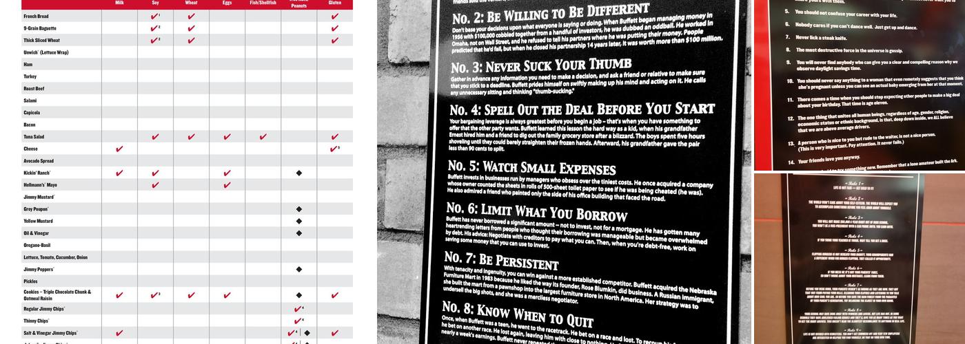 Jimmy John's Menu