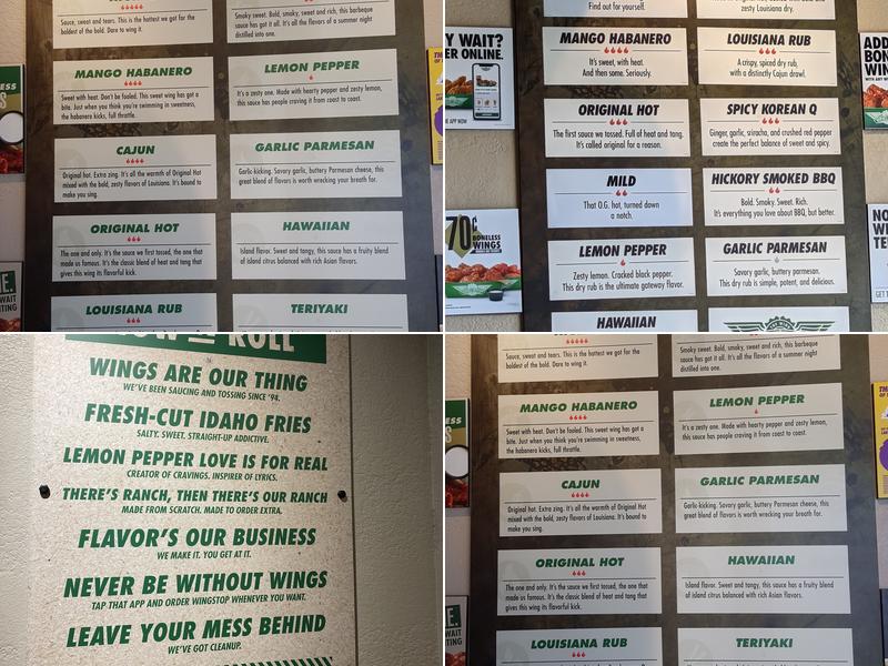 Wingstop Menu