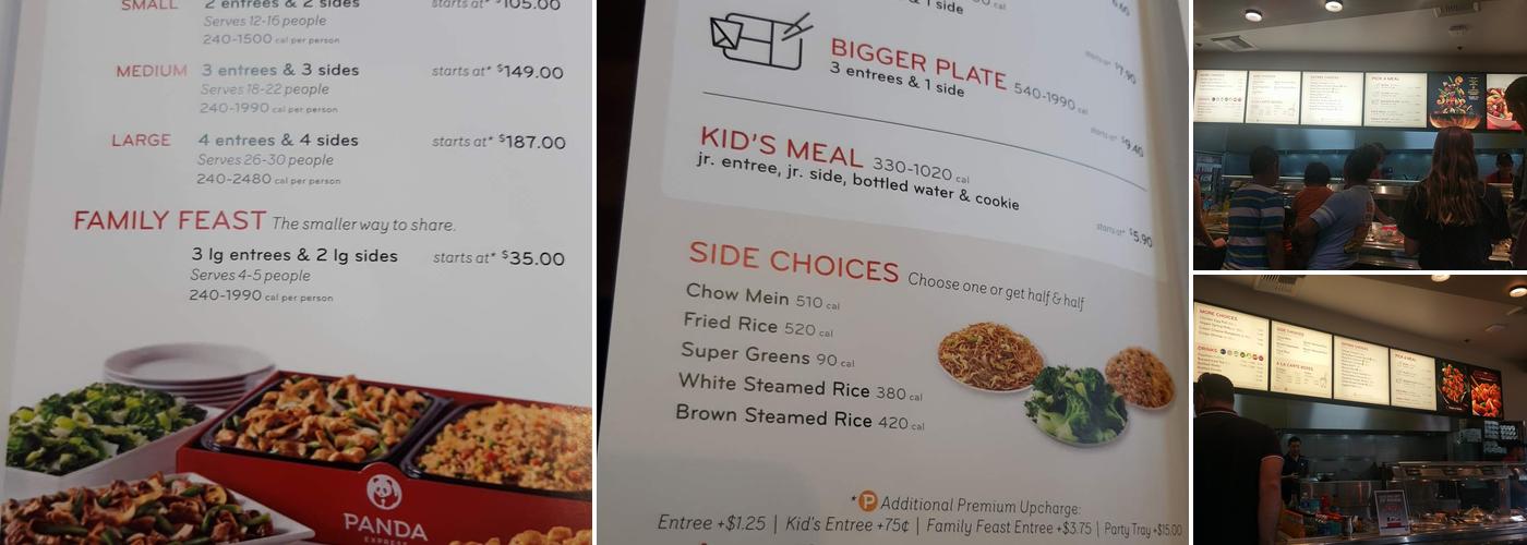 Panda Express Menu