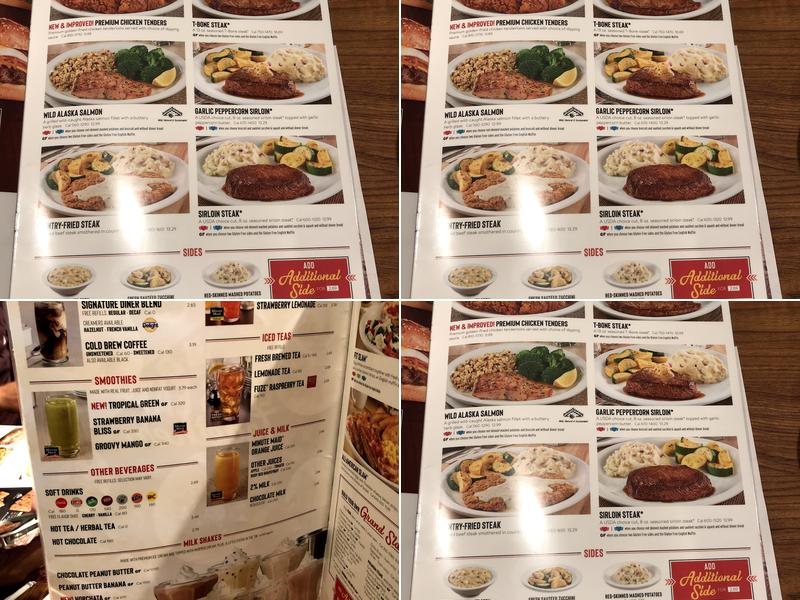Denny's Restaurant Menu