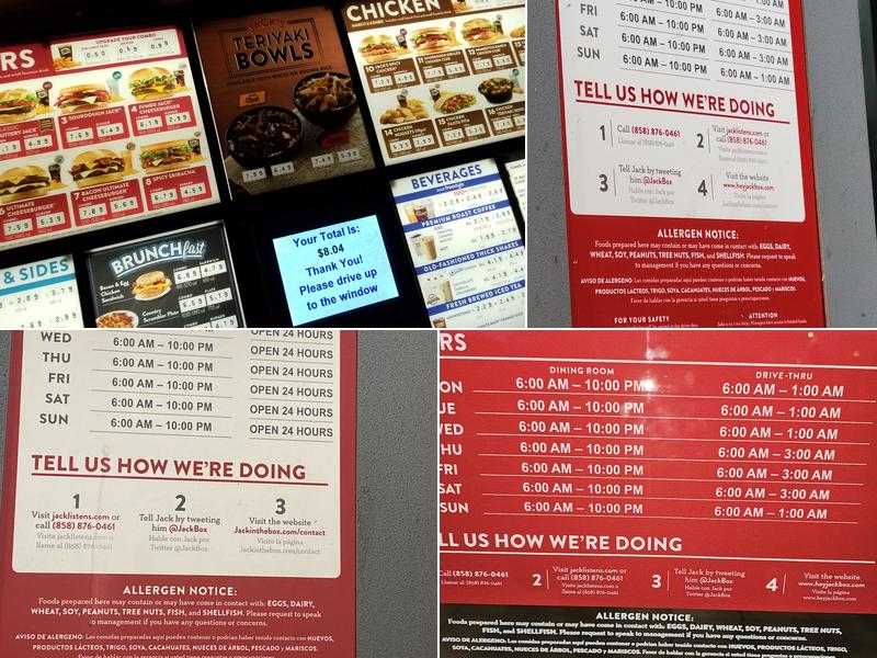 Jack In The Box Menu