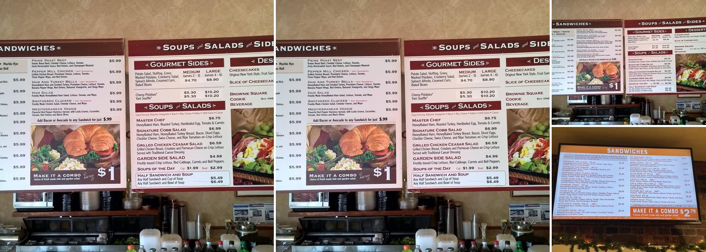 The Honey Baked Ham Company Menu