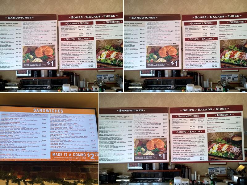 The Honey Baked Ham Company Menu