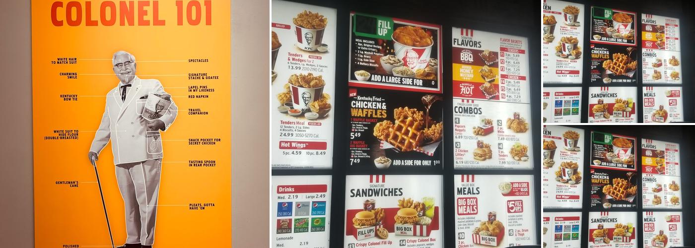 KFC Menu