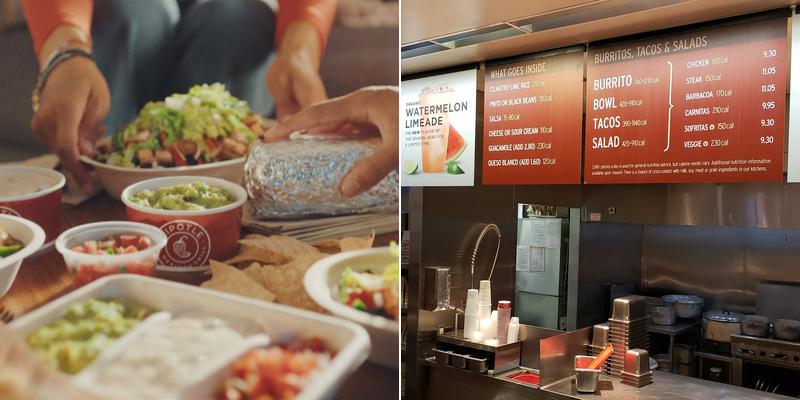 Chipotle Mexican Grill Menu