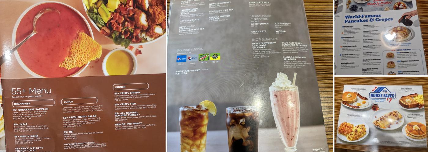 IHOP Menu
