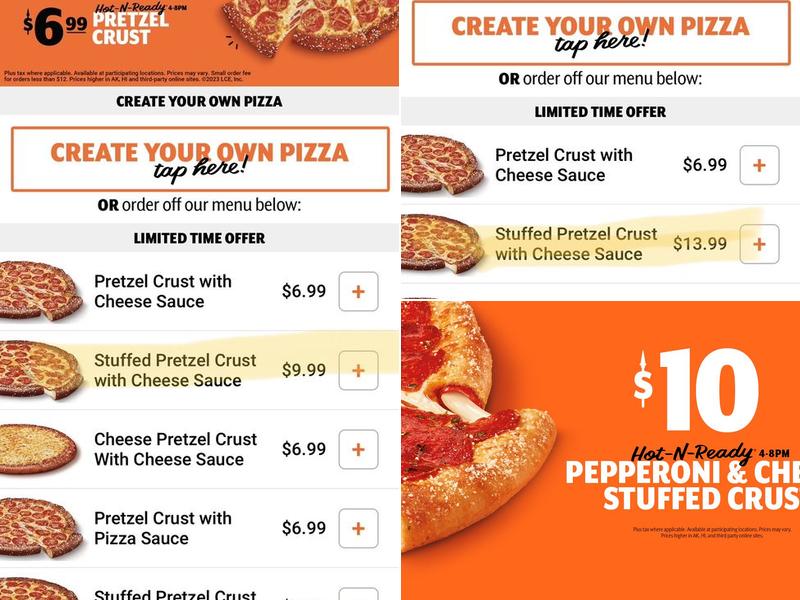 Little Caesars Pizza Menu