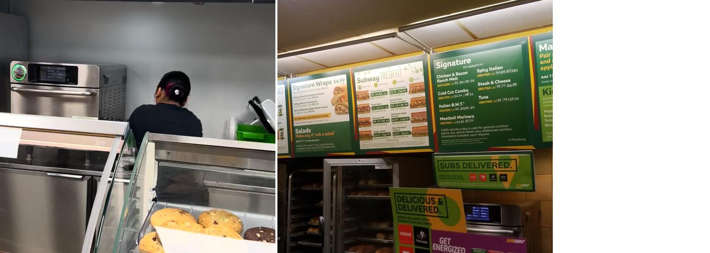 SUBWAY Menu
