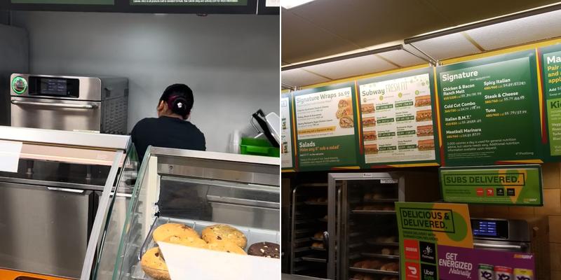 SUBWAY Menu