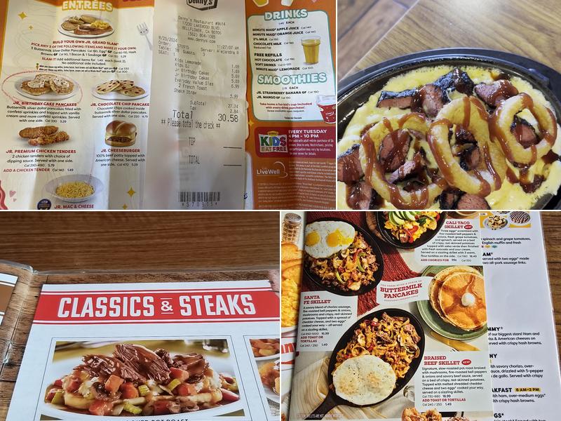 Denny's Menu