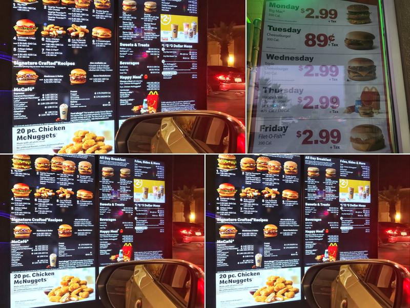 McDonald's Menu