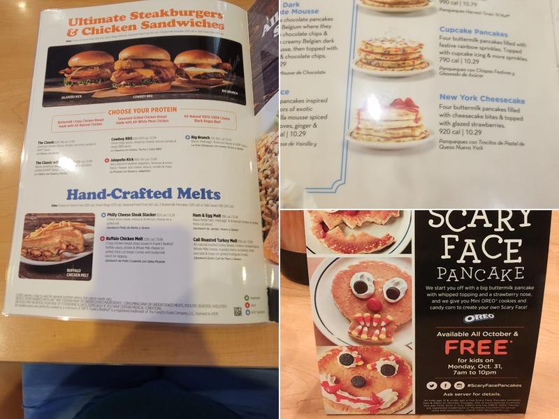 IHOP Menu
