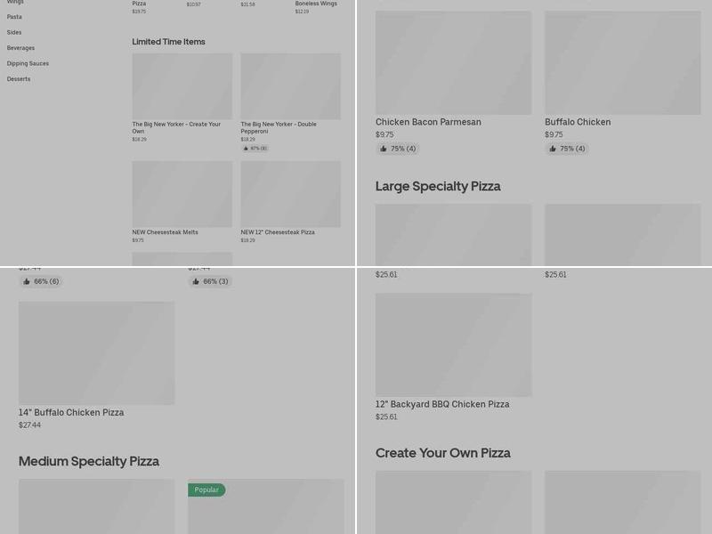 Pizza Hut Menu