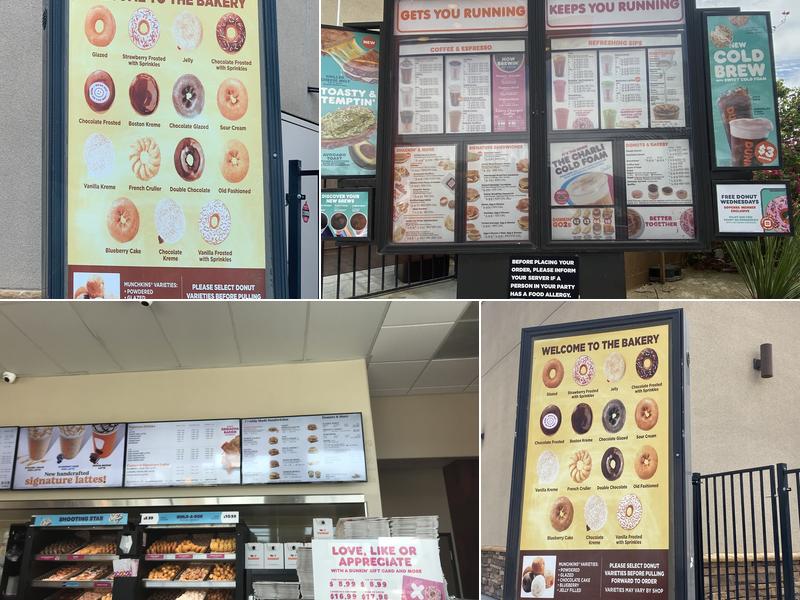 Dunkin' Menu