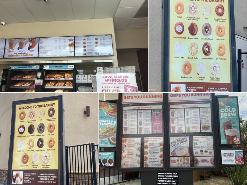 Dunkin' Menu