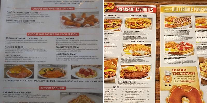 Denny's Menu