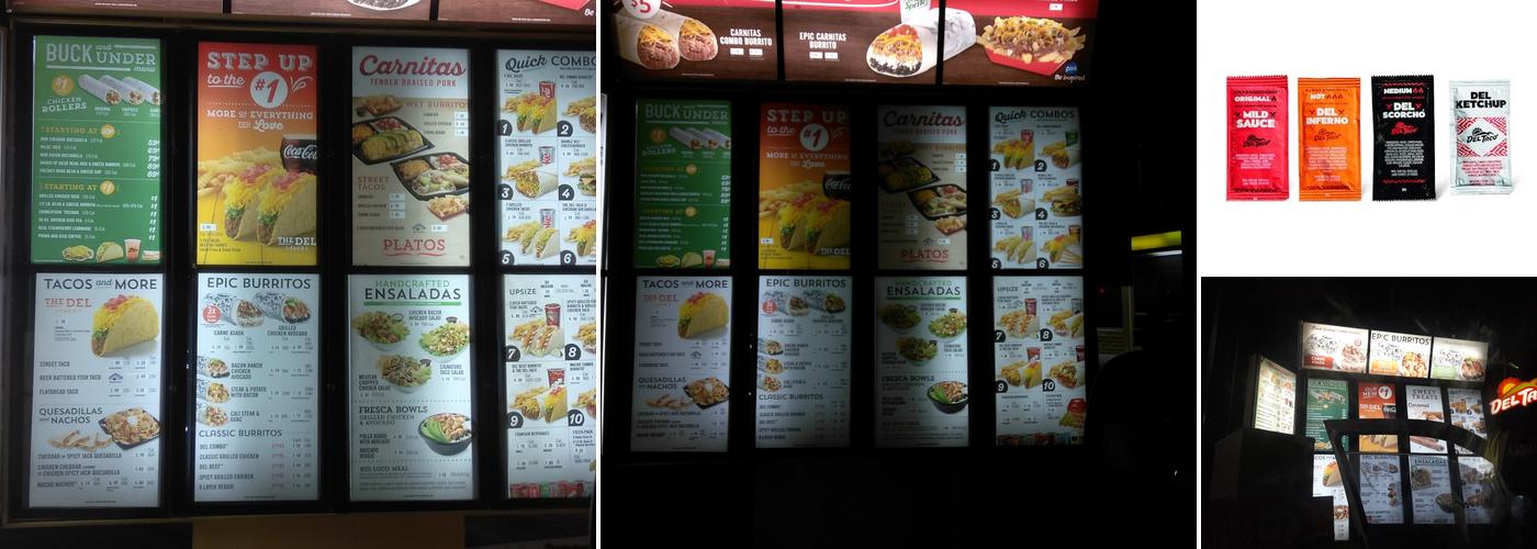 Del Taco Menu