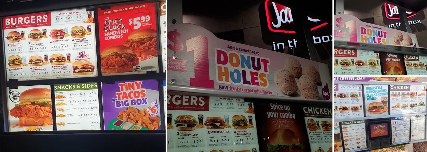Jack In The Box Menu