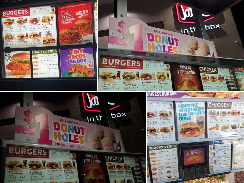 Jack In The Box Menu