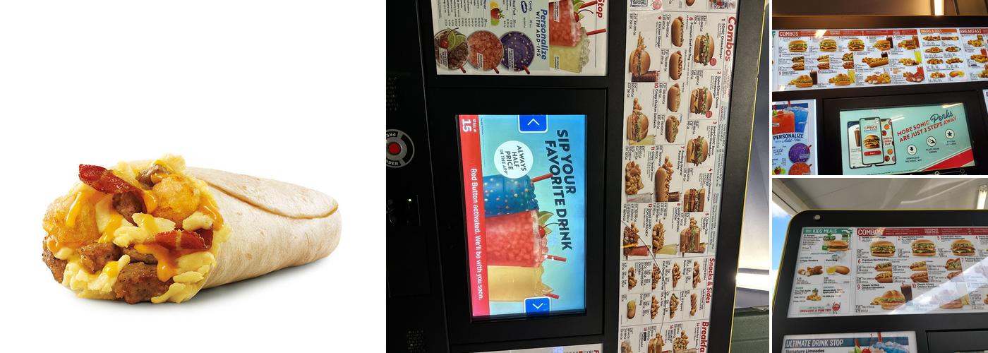 Sonic Drive-In Menu