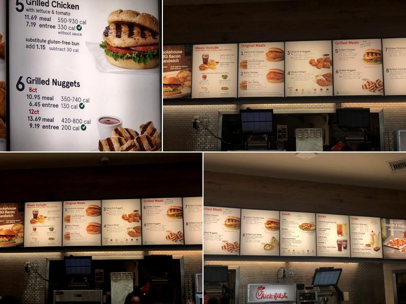 Chick-fil-A Menu