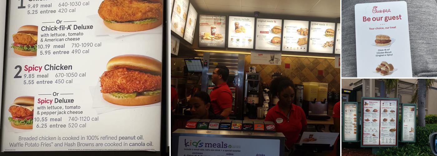 Chick-fil-A Menu