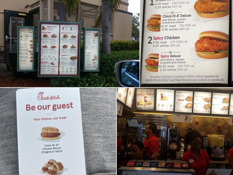 Chick-fil-A Menu