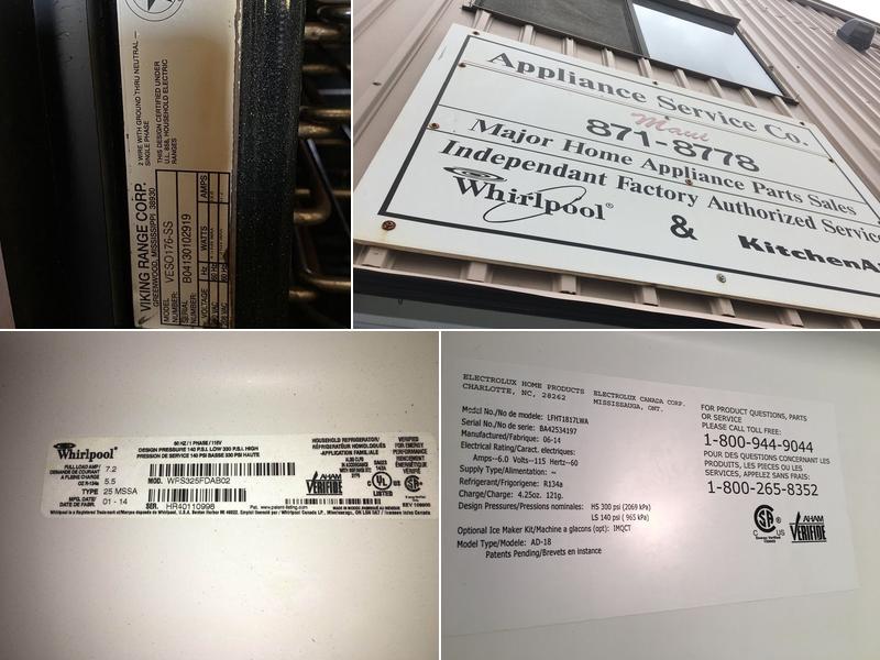 Appliance Service Co Maui