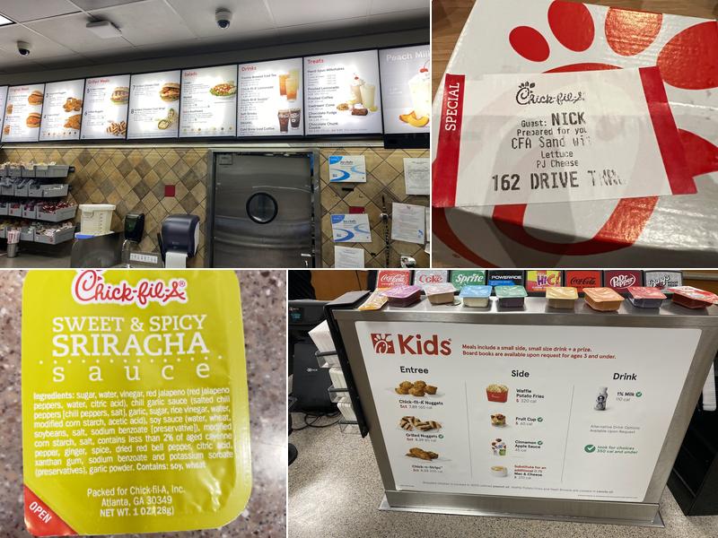 Chick-fil-A Menu