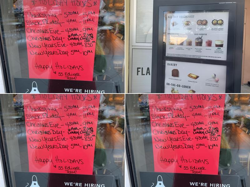 Starbucks Menu