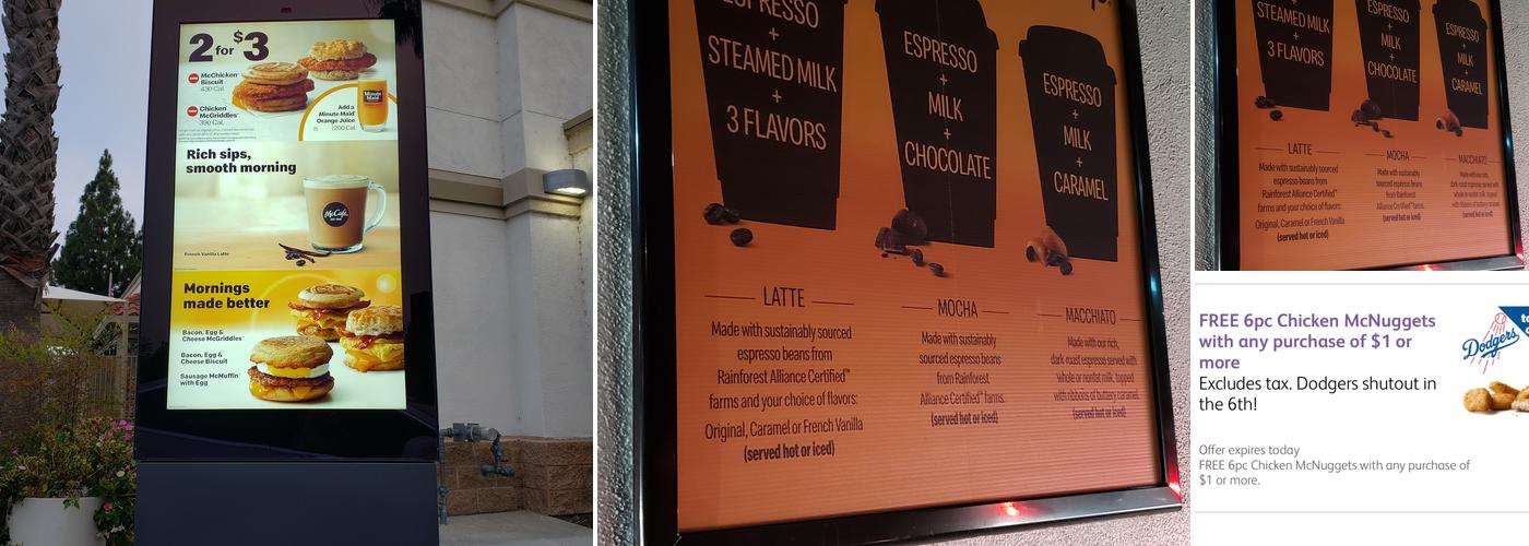 McDonald's Menu