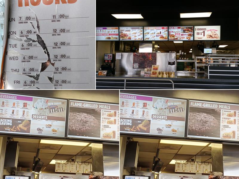 Burger King Menu